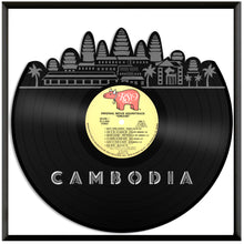 Cambodia Skyline Vinyl Wall Art - VinylShop.US