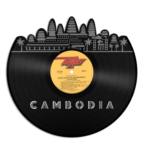 Cambodia Skyline Vinyl Wall Art - VinylShop.US