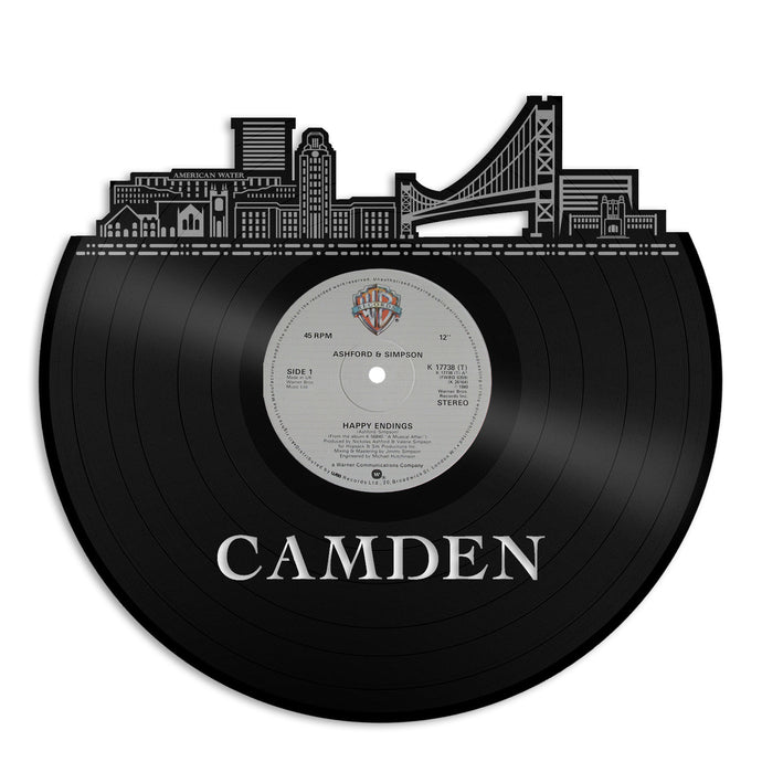 Camden New Jersey Vinyl Wall Art