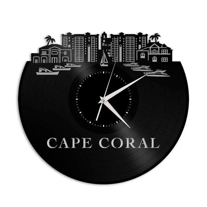 Cape Coral FL Vinyl Wall Clock
