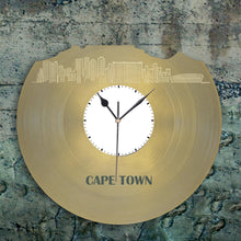 Cape Town Skyline Vinyl Wall Clock - VinylShop.US