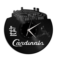Cardinals Baseball Team Vinyl Wall Clock - VinylShop.US