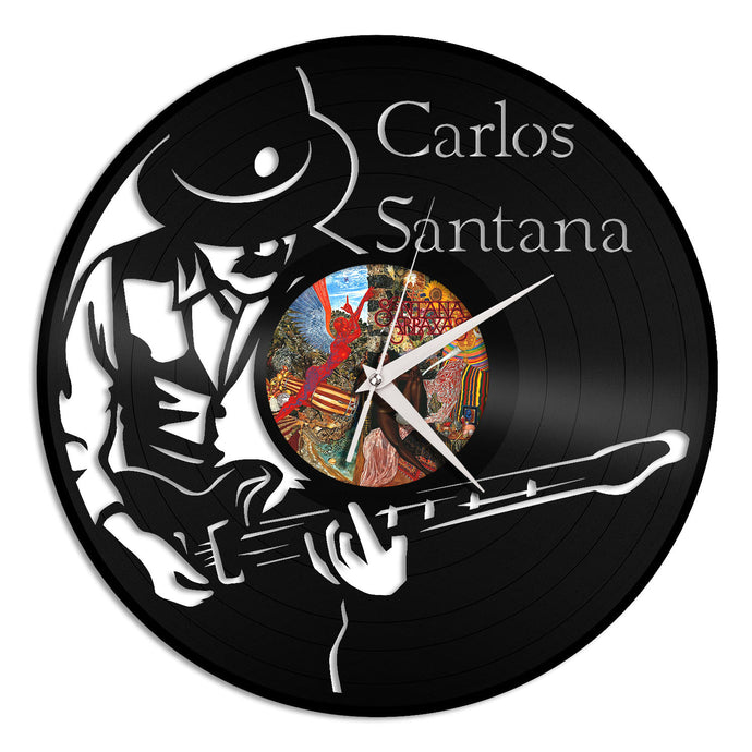 Santana Custom Wall Clock With Custom Label
