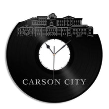 Carson City Nevada Vinyl Wall Clock