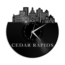 Cedar Rapids IA Vinyl Wall Clock