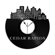 Cedar Rapids IA Vinyl Wall Clock
