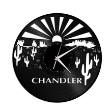 Chandler AZ Skyline Vinyl Wall Clock - VinylShop.US