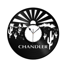 Chandler AZ Skyline Vinyl Wall Clock