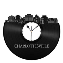Charlottesville Virginia skyline Vinyl Wall Clock - VinylShop.US
