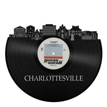 Charlottesville, Virginia skyline Vinyl Wall Art - VinylShop.US