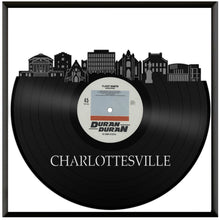 Charlottesville, Virginia skyline Vinyl Wall Art - VinylShop.US