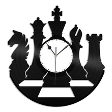 Chess Vinyl Wall Clock