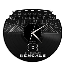 Cincinnati Bengals Vinyl Wall Clock - VinylShop.US