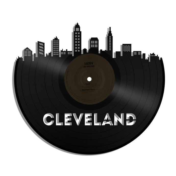 Cleveland Skyline Vinyl Wall Art - VinylShop.US
