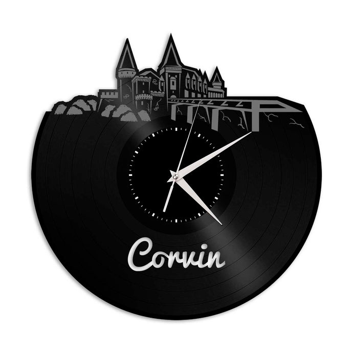 Corvin Castle Vinyl Wall Clock