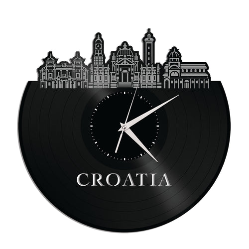 Croatia Vinyl Wall Clock