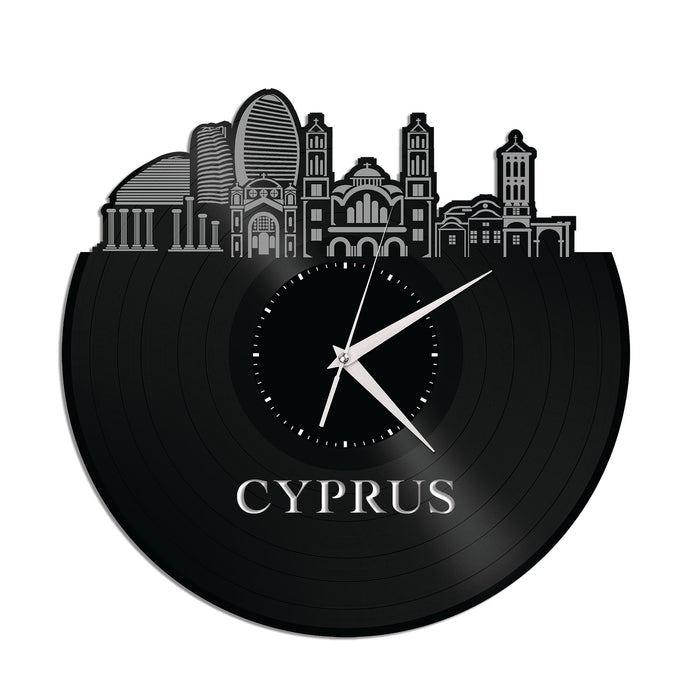 Cyprus Vinyl Wall Clock