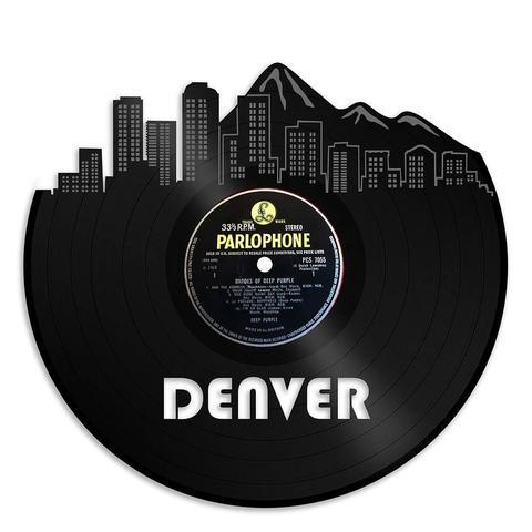 Denver Skyline Vinyl Wall Art - VinylShop.US