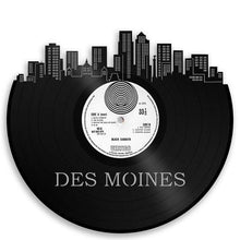 Des Moines Skyline Vinyl Wall Art - VinylShop.US