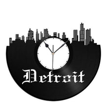 Detroit Skyline Vinyl Wall Clock - VinylShop.US