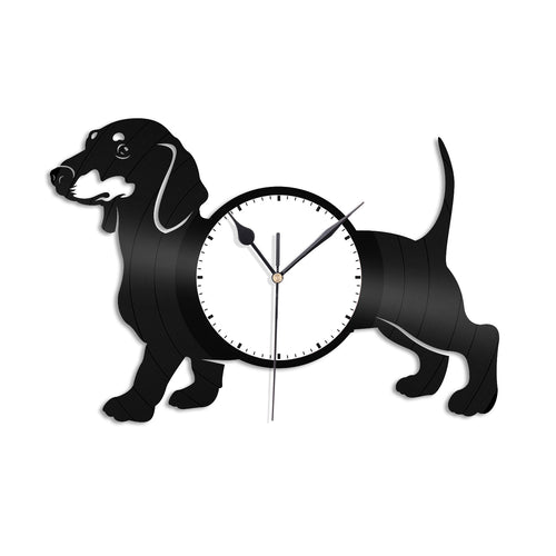 Dachshund Dog Vinyl Wall Clock - VinylShop.US