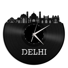 Delhi Skyline Vinyl Wall Clock - VinylShop.US