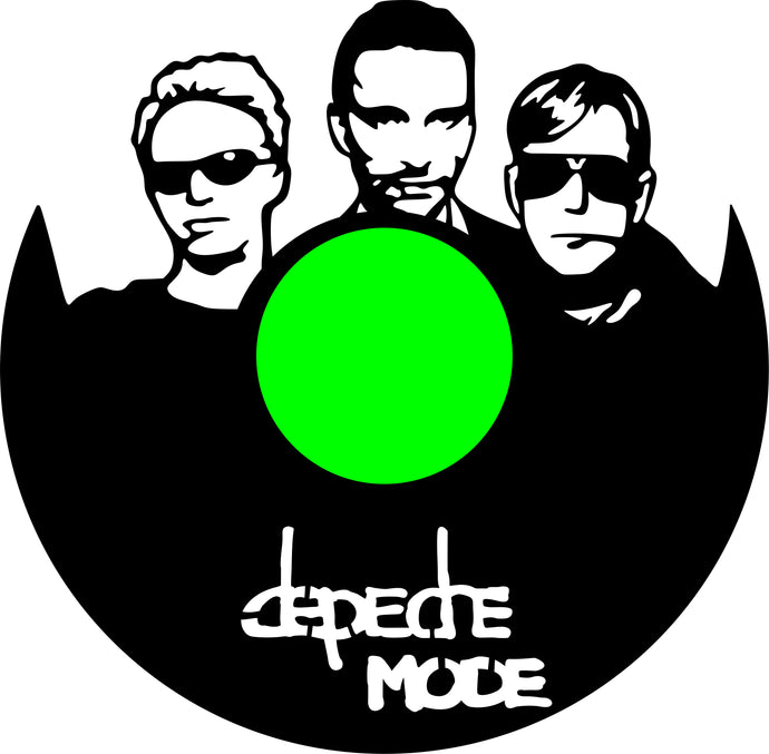 Depeche mode CLOCK BL / WH