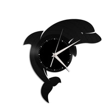 Dolphin Vinyl Wall Clock