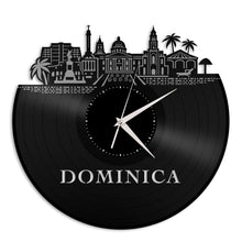 Dominica Caribbeans Vinyl Wall Clock