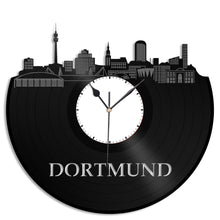 Dortmund Skyline Vinyl Wall Clock - VinylShop.US