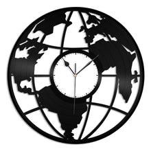 Earth Vinyl Wall Clock - VinylShop.US