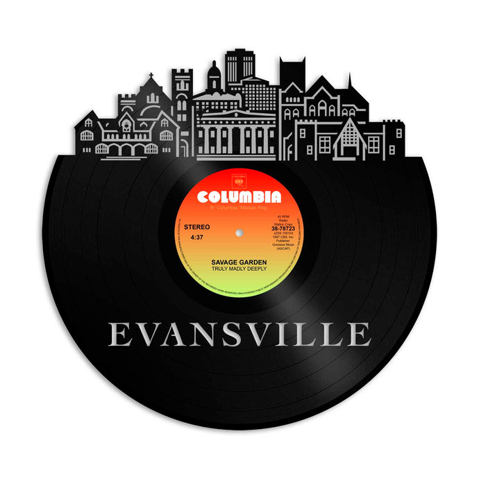 Evansville IN Vinyl Wall Art