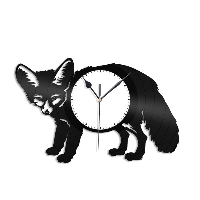 Fennec Fox Vinyl Wall Clock