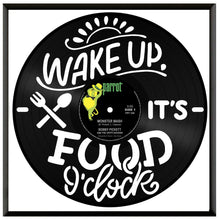 Wake Up It's Food O'clock Vinyl Wall Art