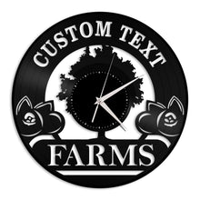 Farm Custom Vinyl Wall Clock