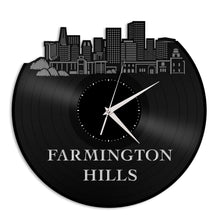 Farmington Hills MI Vinyl Wall Clock