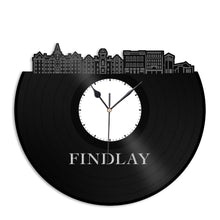 Findlay Ohio Vinyl Wall Clock