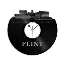 Flint MI Vinyl Wall Clock