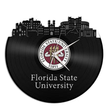 Florida State University Skyline Vinyl Wall Clock - VinylShop.US