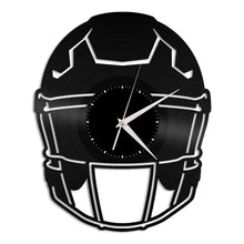 Football Helmet Vinyl Wall Clock