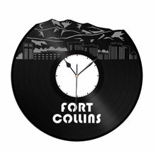 Fort Collins Vinyl Wall Clock