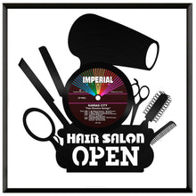 Hair Salon Open Vinyl Wall Art