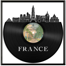 France Skyline Vinyl Wall Art - VinylShop.US