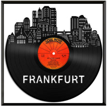 Frankfurt Skyline Vinyl Wall Art - VinylShop.US