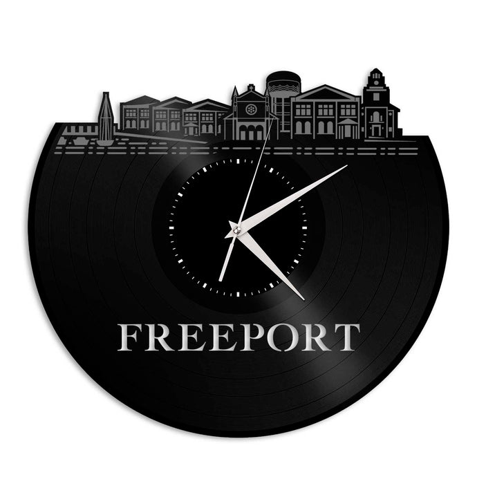 Freeport New York Vinyl Wall Clock