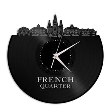 French Quarter New Orleans Vinyl Wall Clock
