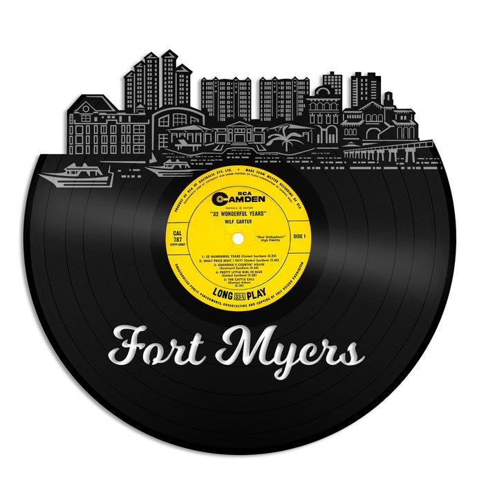 Fort Myers Florida Vinyl Wall Art - VinylShop.US