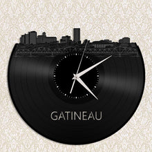 Gatineau, Canada skyline Vinyl Wall Clock - VinylShop.US