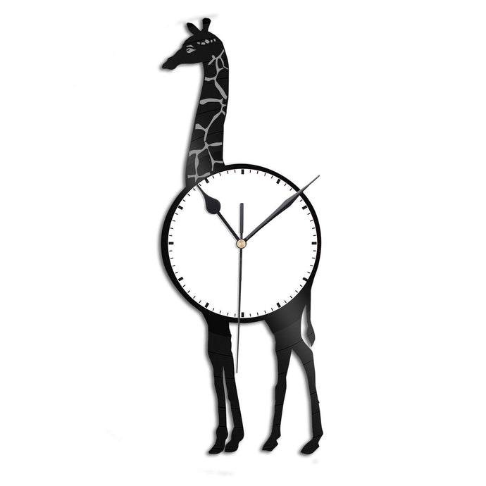 Giraffe Nursery Vinyl Wall Clock - VinylShop.US