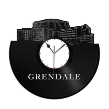 Glendale CA Skyline Vinyl Wall Clock